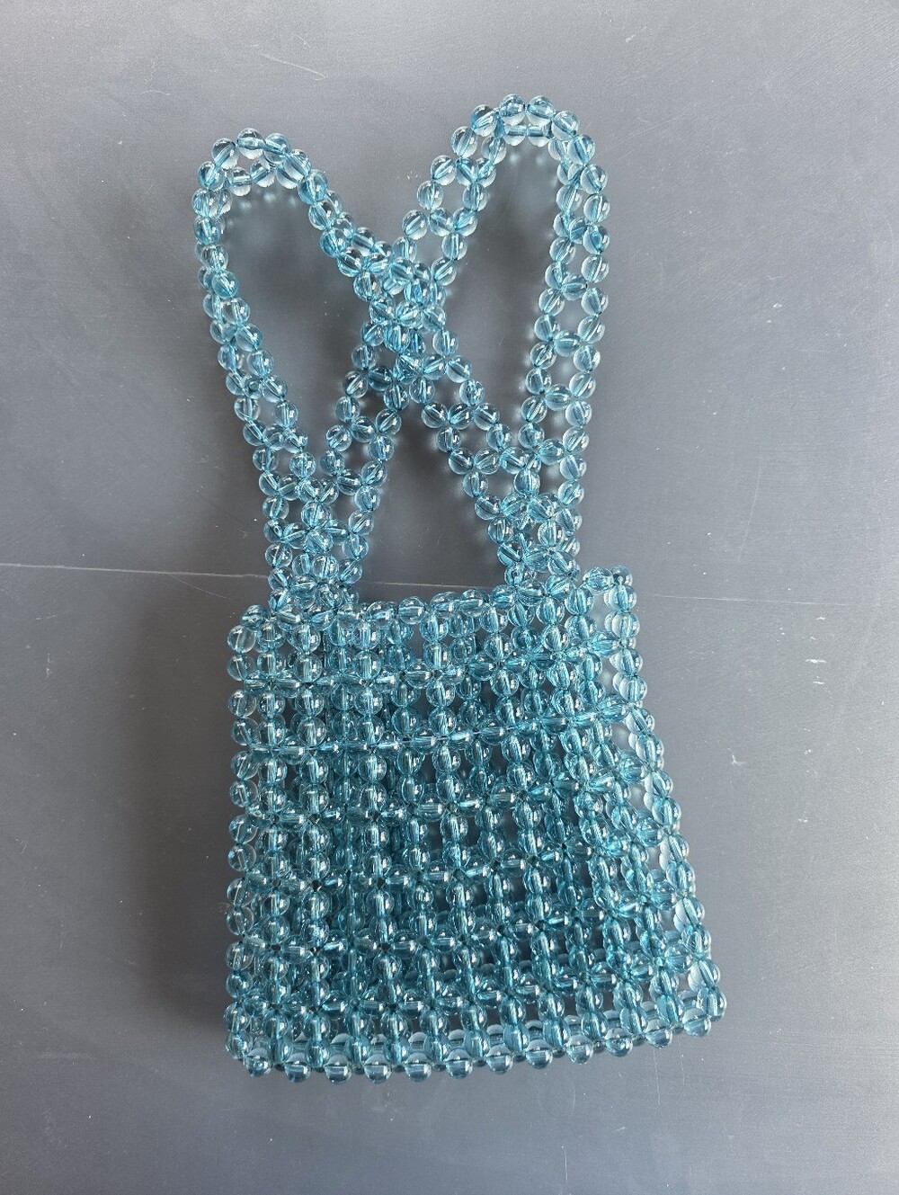 Gorgeous And Unique WANTS Beaded Handbag Aquamarine